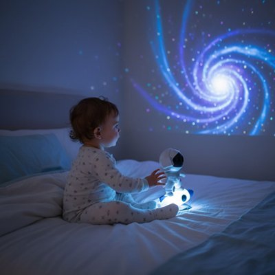Veilleuse projection sur le mur