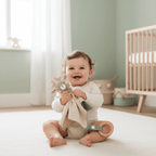  Doudou Bébé Garçon Lien d'Amour - Peluche Réversible Bébé avec doudou élan