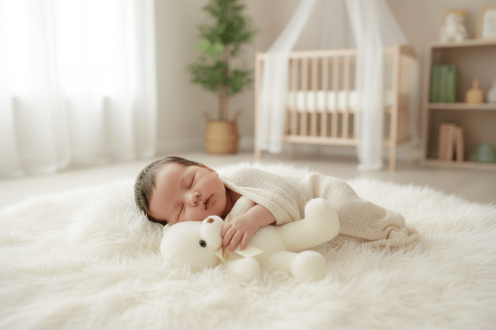 Ours en peluche Bébé avec ourson