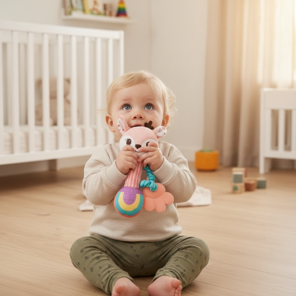 hochet Bébé dentition hochet renard