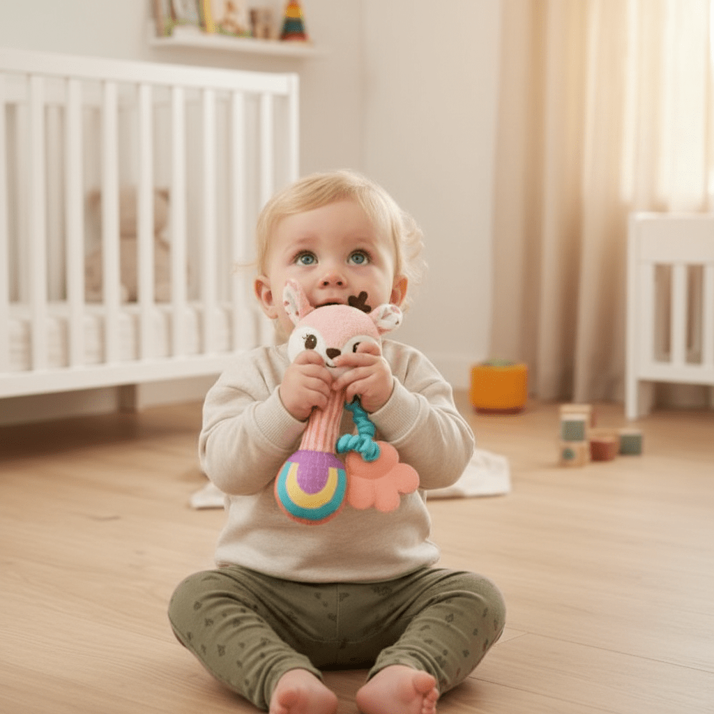 hochet Bébé dentition hochet renard