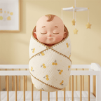 Cocon d'emmaillotage Bébé emmailloté cerises
