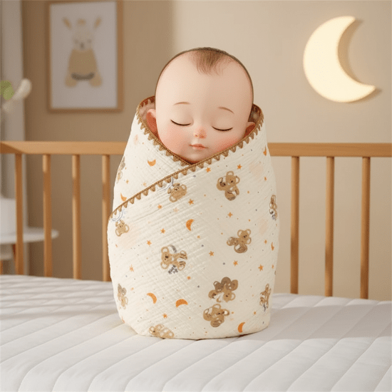 Cocon d'emmaillotage Bébé emmailloté koalas