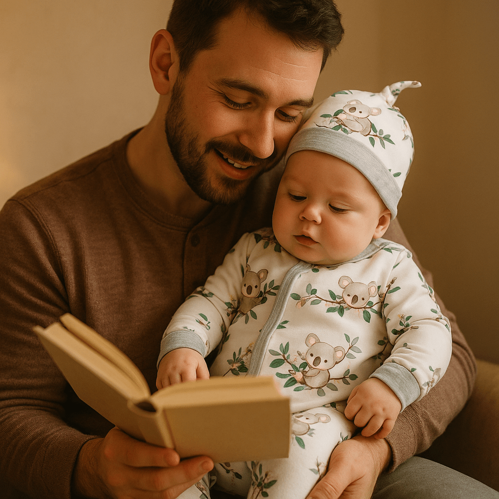 Bébé et Papa - Moment tendre