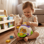 jouet eveil bebe 0-3 mois et petit Bébé avec jouets d'éveil Bébé jouet toaster carré