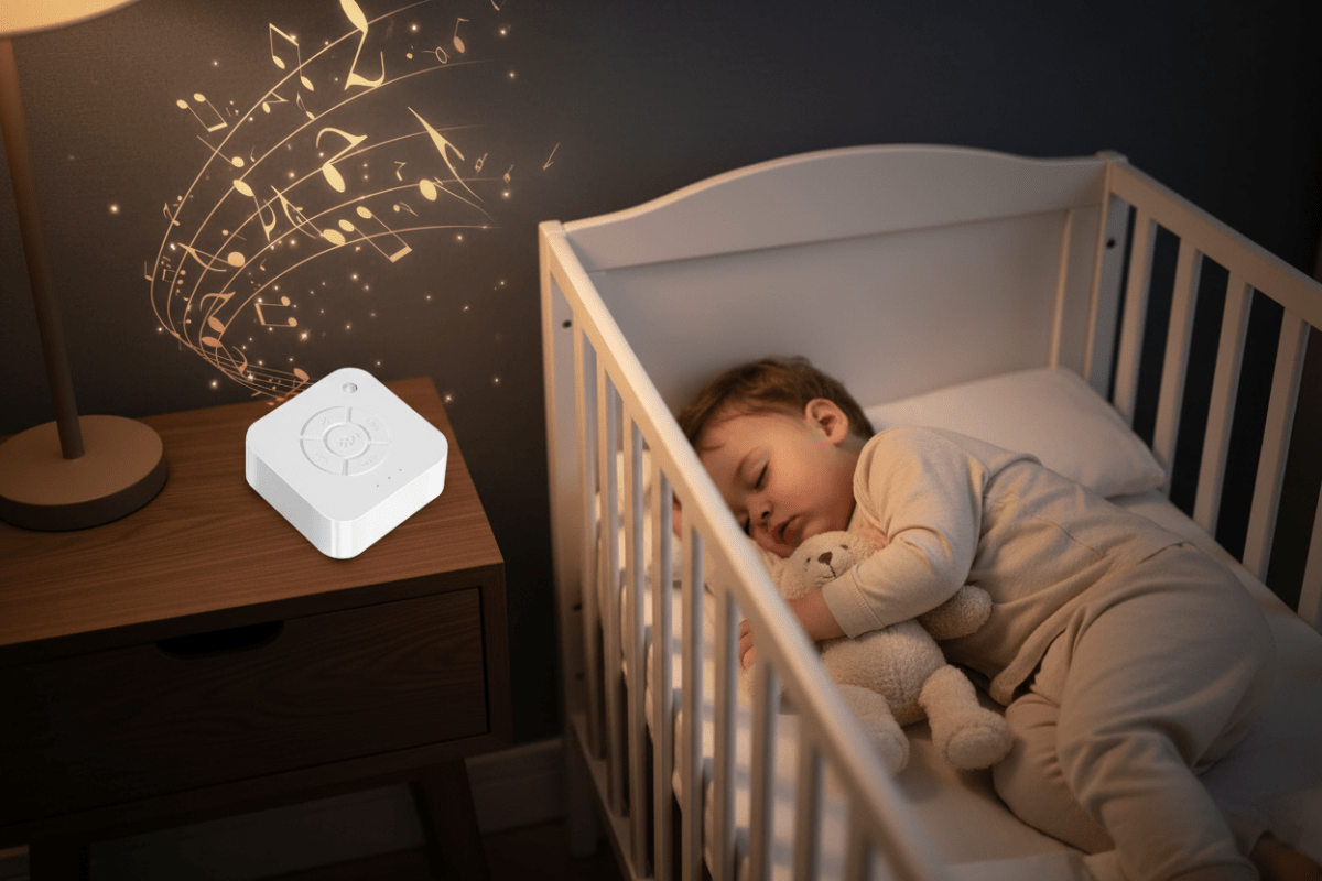 veilleuse bruits blanc
et Bébé lit machine bruit blanc table de nuit