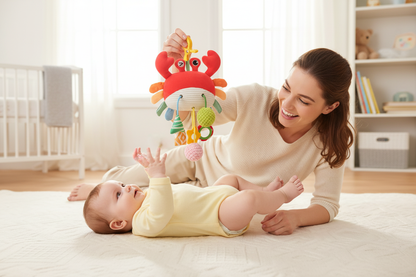 jouet bebe eveil et Bébé maman jouet crabe éveil