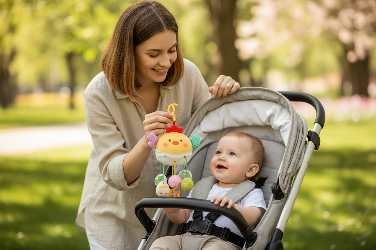 jouet bebe eveil et petit Bébé maman jouet poussin poussette