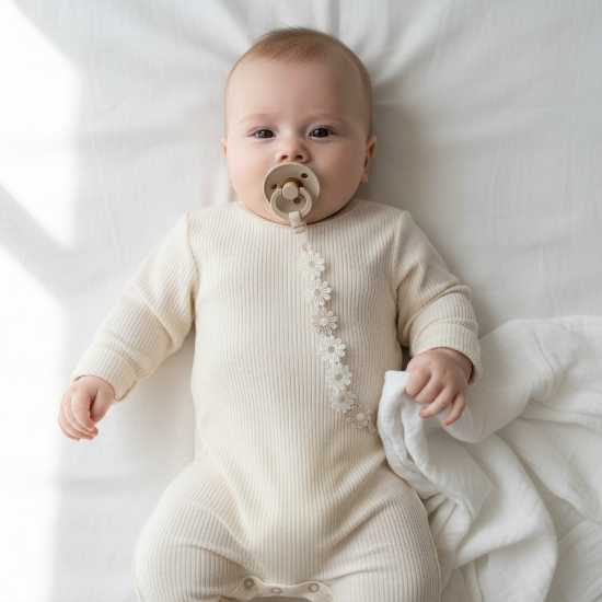 attache sucette bebe
Bébé overhead avec attache-sucette