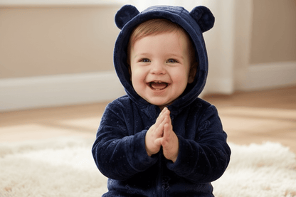 Combinaison bebe nounours et Bébé tape mains combinaison nounours