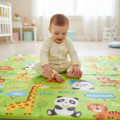 Grand Tapis Deveil Bébé tapis jungle produit visible