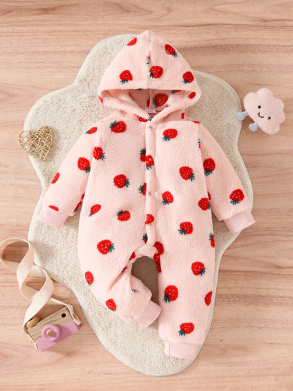 barboteuse bebe fille complet capuche