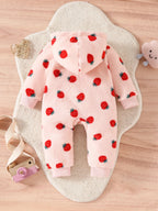 barboteuse bebe fille dos et capuche