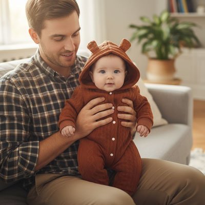 Barboteuse Bébé Garçon Dinosaure - Confort & Style
barboteuse bebe garcon et son papa 
