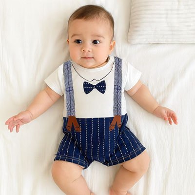 barboteuse bebe garcon gentlemen