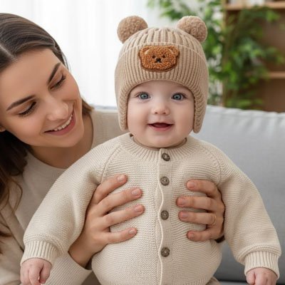  Bonnet Bébé Chaud Cozy - Doux & ConfortableBonnet bebe pour combinaison bebe chaude