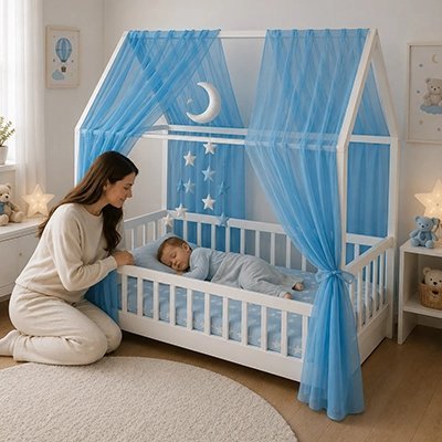 ciel de lit bébé garçon