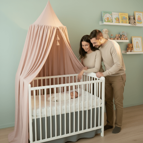ciel de lit pour bebe famille