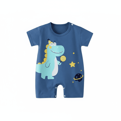 Combinaison bleue dinosaure "sweet dreams"