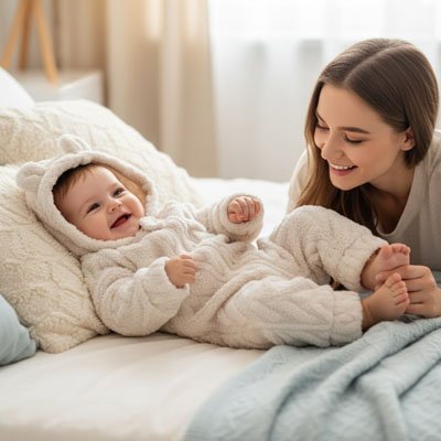 Combinaison Hiver Bébé Douillette Cosy - Chaud Combinaison hiver pour bebe complice maman 