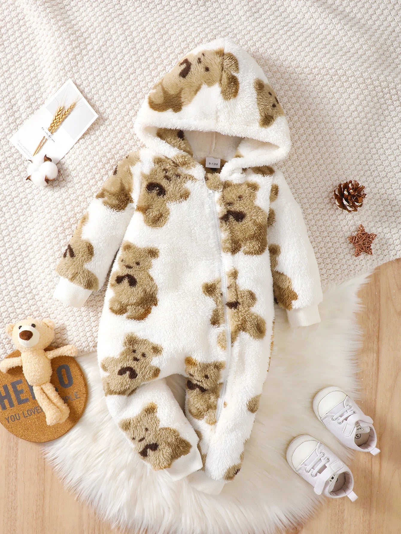 combinaison bebe ours assortiment doux et moeilleux