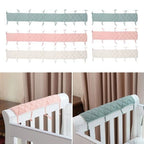Contour Lit Bébé Anti-Morsure - Velours Doux contours de lit pour bebe 3 couleurs 