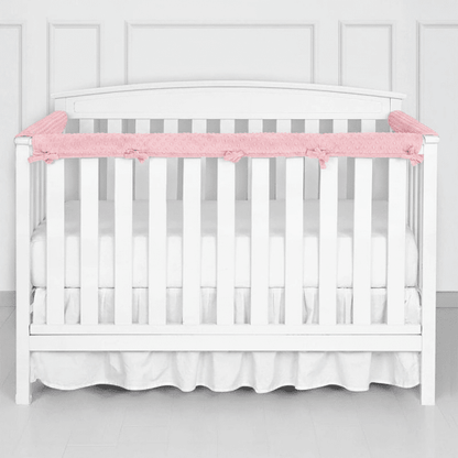 Protection lit bébé et Couchette rail rose