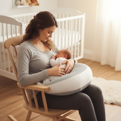 coussin femme enceinte pour dormir gris U allaitement bébé