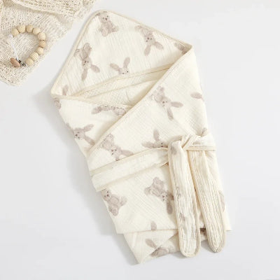 couverture bebe en coton lapin