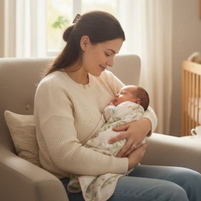couverture d'emmaillotage pour bébé
maman attentionnée 