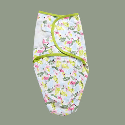 couverture emmaillotage feuille verte