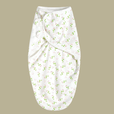 couverture emmaillotage feuille verte fine