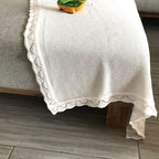 Couverture Coton Douceur Complicité - Bio 100%
couverture en coton blanche