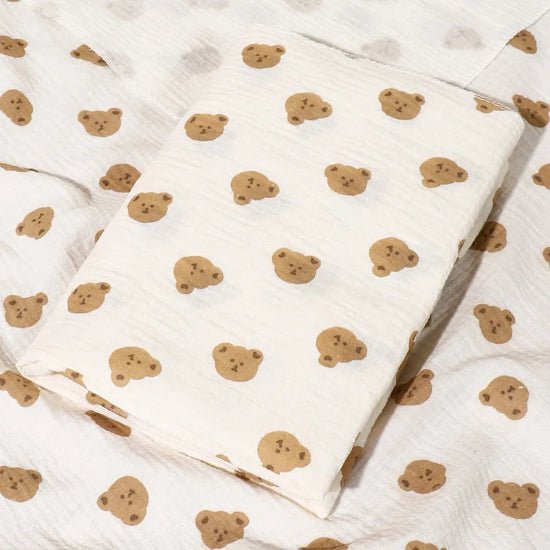 couverture legere bebe  petit ourson