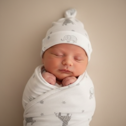 couverture pour emmailloter Gros plan bébé couverture animaux