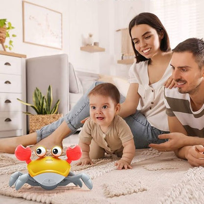 crabe eveil musical bebe papa et maman 