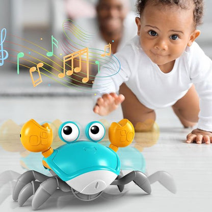 crabe eveil musical bebe petit garcon curieux