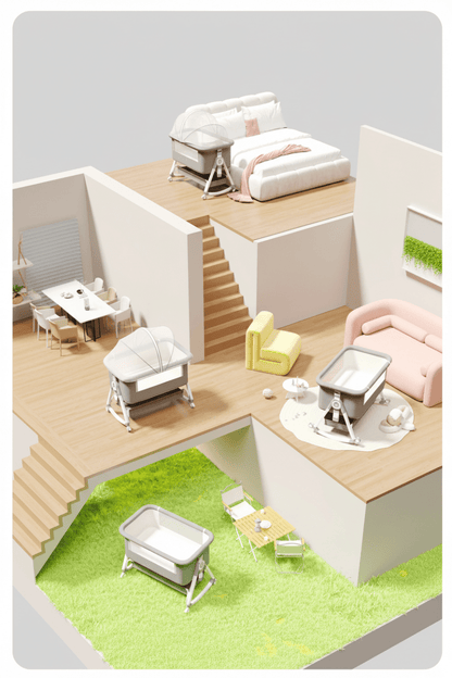 lit cododo évolutif Diorama 4 usages berceau sans texte