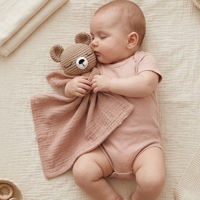 doudou bébé fille complicite et sommeil