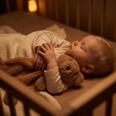 doudou bebe garcon bruin et doux