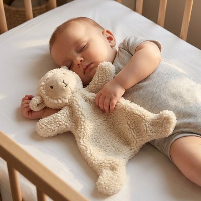 Doudou mixte mouton et bebe 