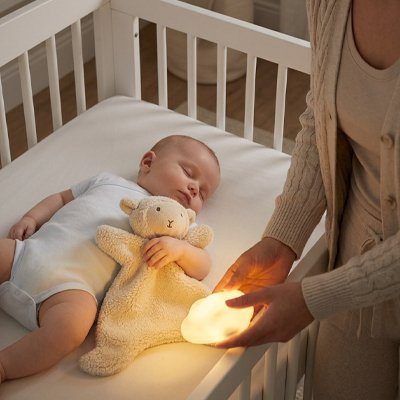 Doudou mixte avec veilleuse bebe 