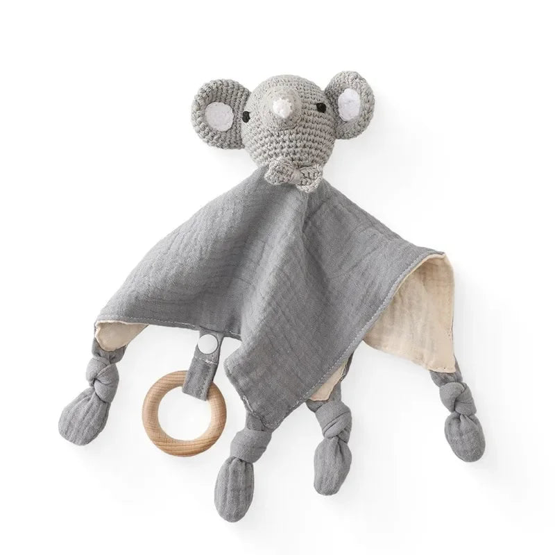 doudou bébé douceur éléphant gris