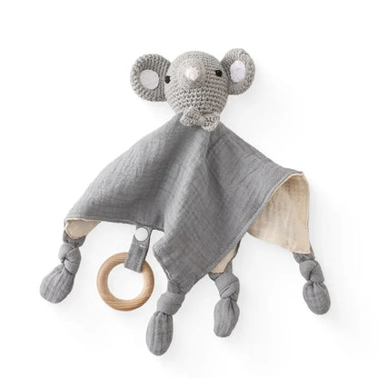 doudou bébé douceur éléphant gris