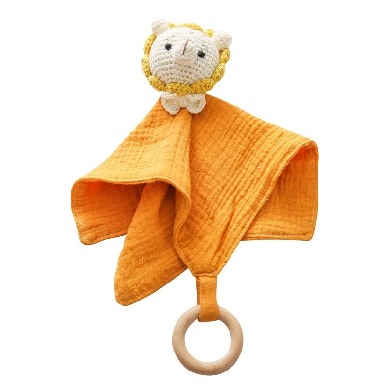 doudou bébé douceur orange