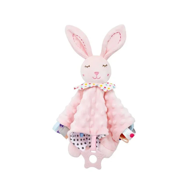 doudou bébé fille rose lapin 