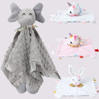 Doudou Bébé Joyeux - Peluche Apaisante Multicolore douduo bébé réconfort