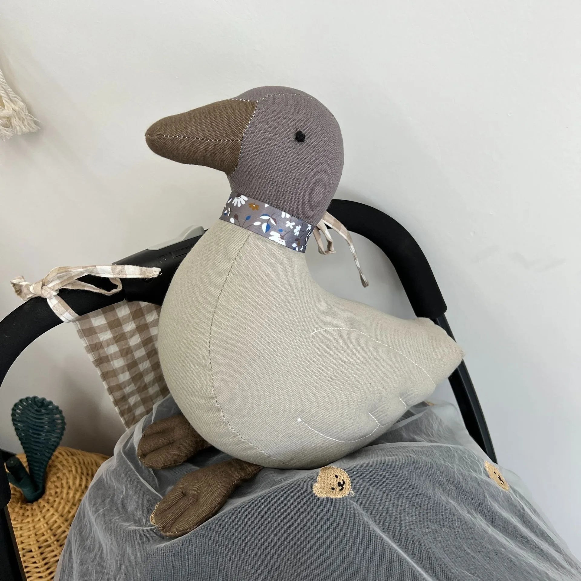 doudou bebe animaux caneton