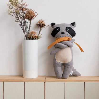 doudou bebe animaux raton laveur