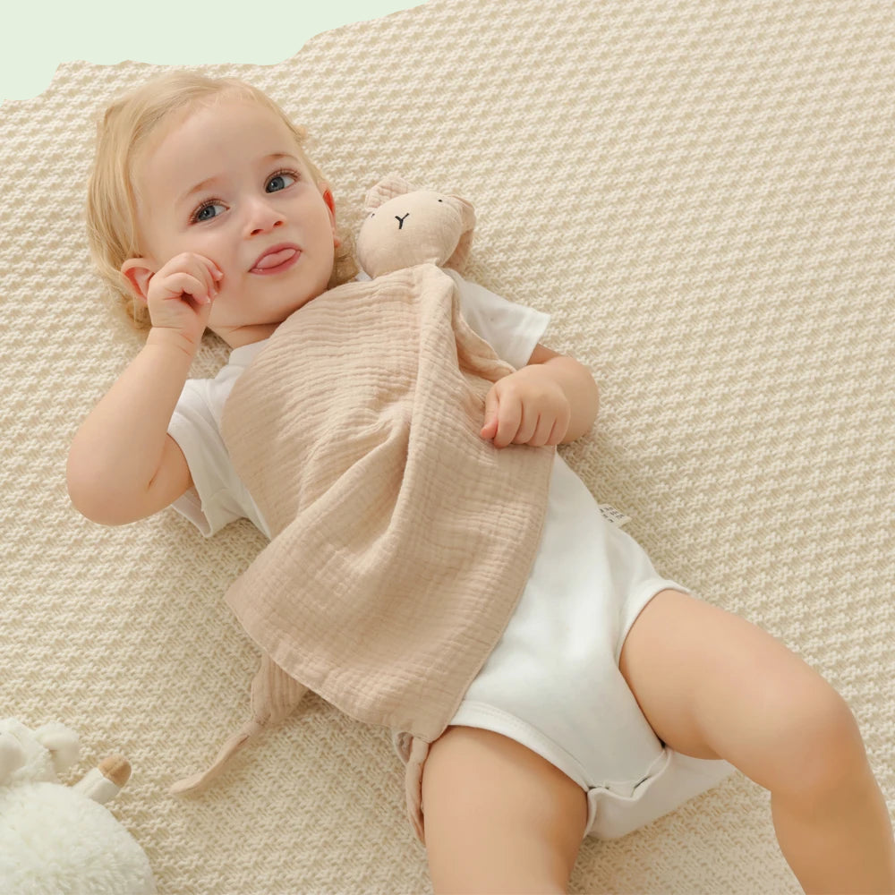 doudou bebe avec son compagnon avec style